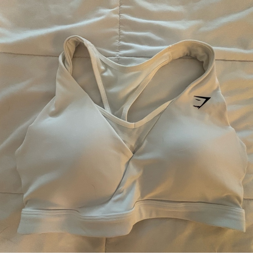 Gymshark Cream Sports Bra